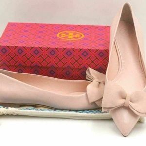 Tory Burch Rosalind Bow Pointy Toe Flat